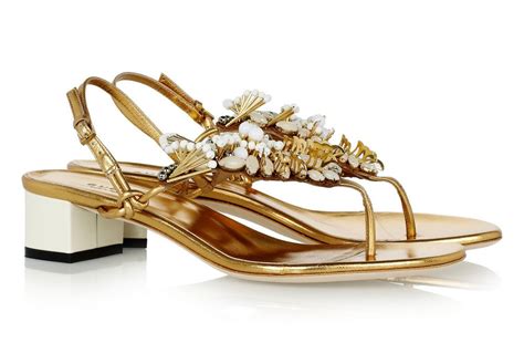 gucci gold pear embellished sandal|Gucci platform sandals.